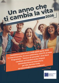 BANDO SERVIZIO CIVILE UNIVERSALE 2026